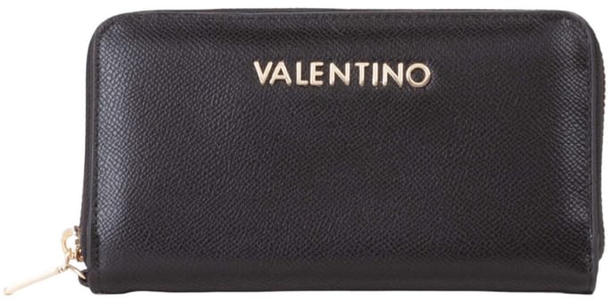 VALENTINO portemonnee Delia Re Zip Around Wallet Nero zwart