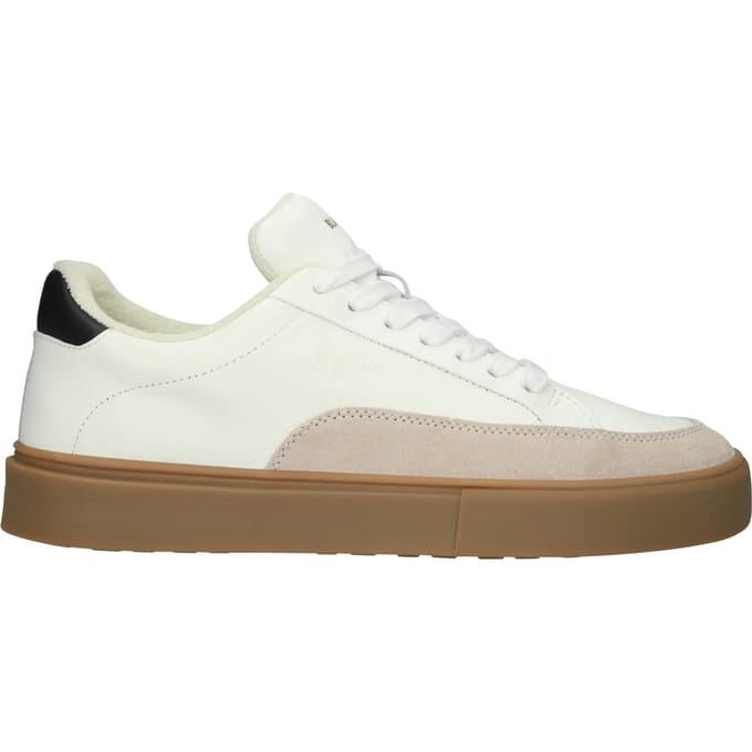 Blackstone QUARTZ BEVERLY - EG560 White Black - Sneaker (low) - Heren - White - Maat: 46