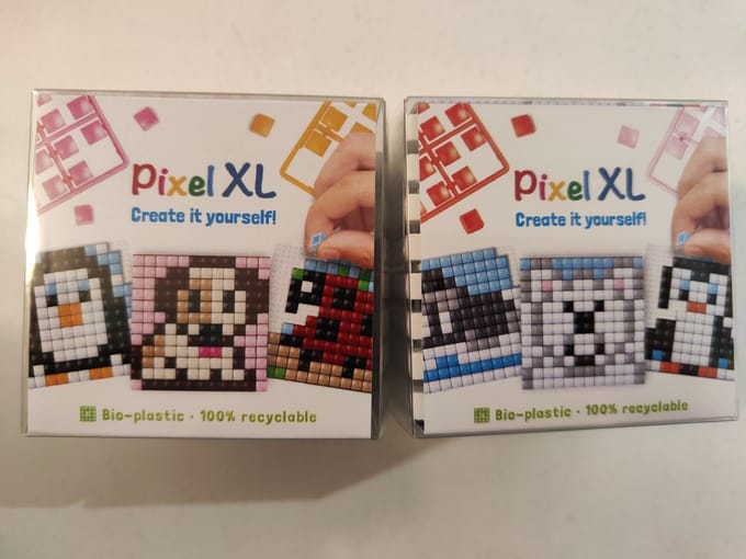 PIXELHOBBY PIXEL XL SET 2 KUBUS HOND/IJSBEER