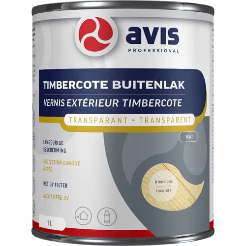 Avis Timbercote Buitenlak 1L mat kleurloos