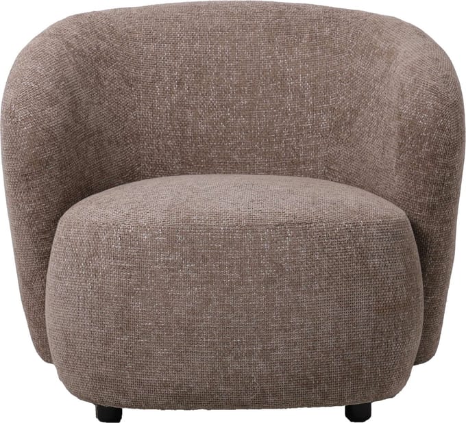 PTMD - Fauteuil Aphrodite - Taupe - 89x85x70cm