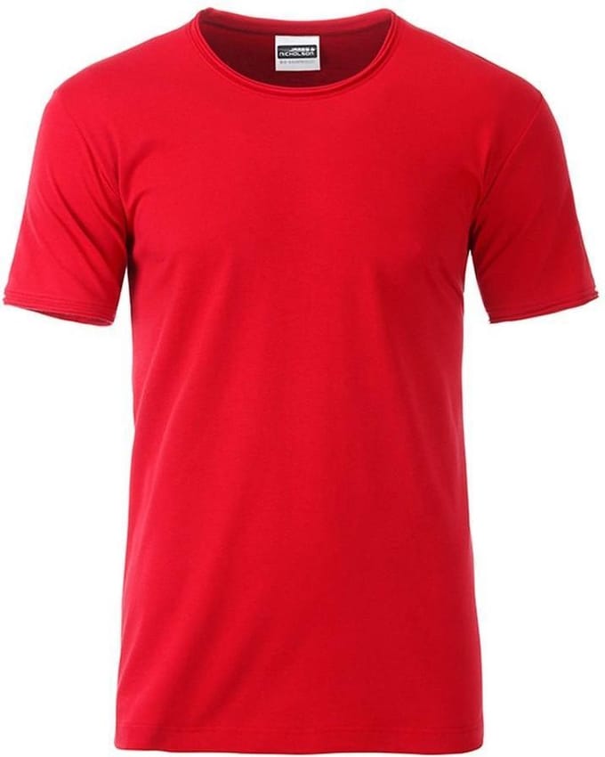 Fusible Systems - Heren James and Nicholson Standaard T-Shirt (Rood)