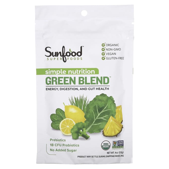 Sunfood, Nutrition Simple, Mélange Vert, 4 oz (113g)