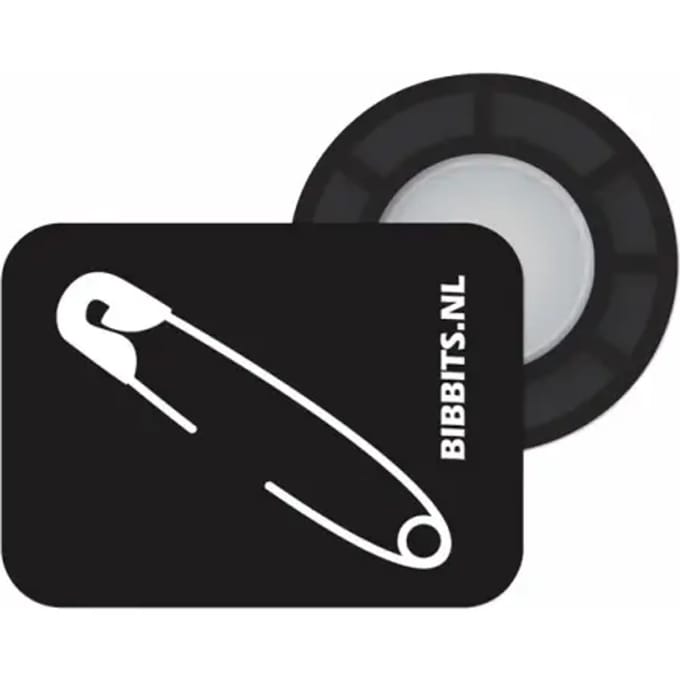 Bibbits hardloopmagneten | Safety pins black