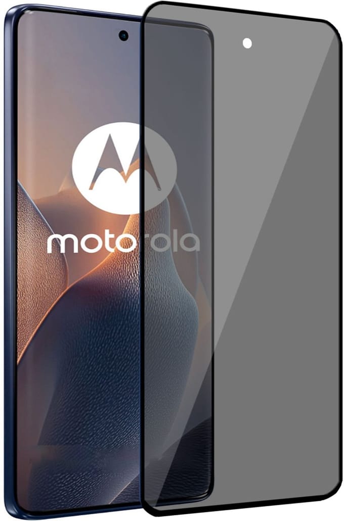 TechNow Privé Screenprotector geschikt voor Motorola Edge 60 Fusion Screenprotector - Privacy Beschermglas - Privacy Proteqt+