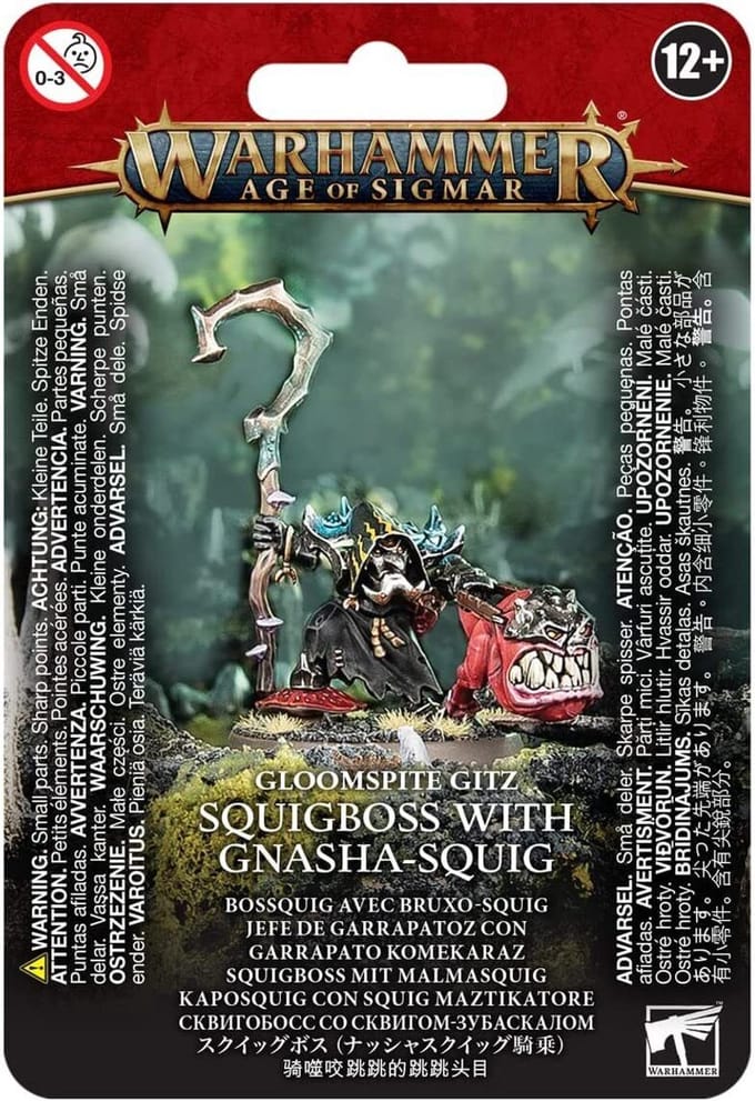 Gloomspite Gitz Squigboss with Gnasha-Squig