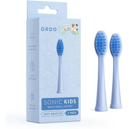 Ordo Sonic Kids Battery Brush Heads Squishmallows Samir 2 st