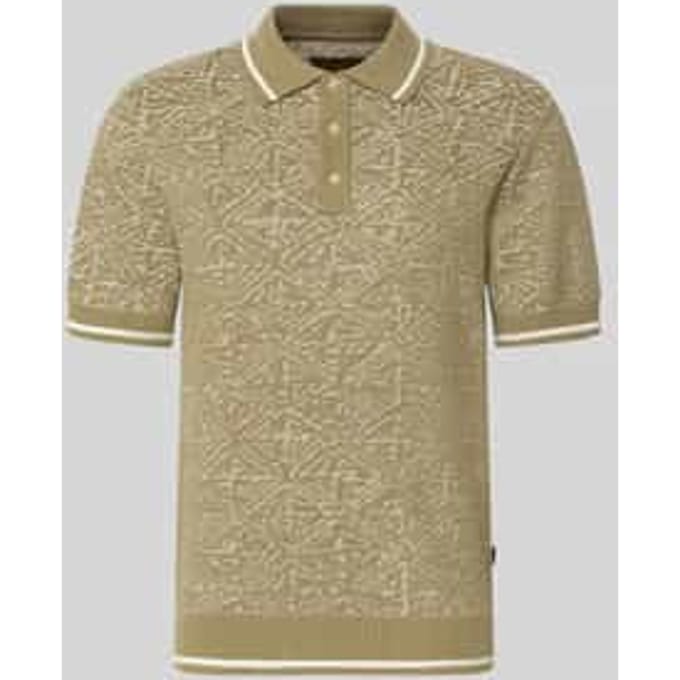 JACK&JONES - JPRBLUZACK STRUCTURE KNIT POLO SS LN - Heren - Polo's