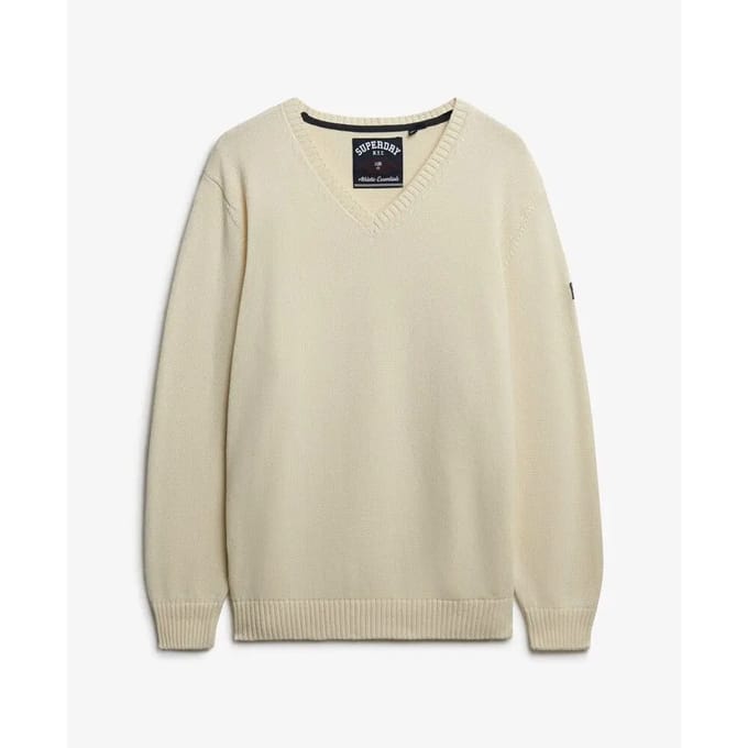 Superdry - Oversized V-hals Trui - Dames - Sweaters