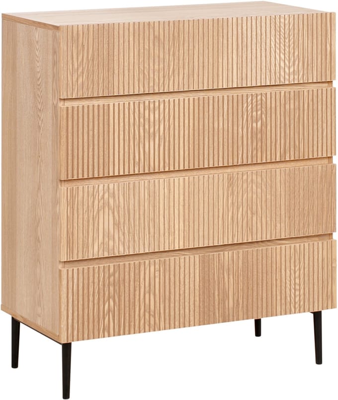 BLYTHE- Ladekast 4 lades - Bruin - MDF