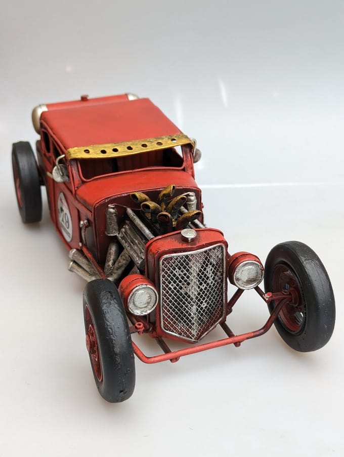 MadDeco - blikken - rode - hotrod -