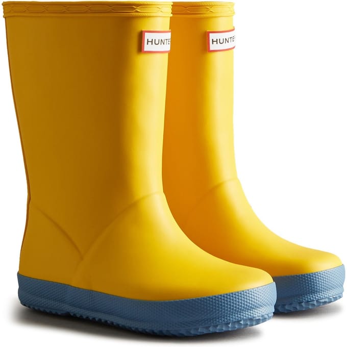 Hunter Kids First Boot Rubber Kinder Hunter Gele Wellingtonlaarzen
