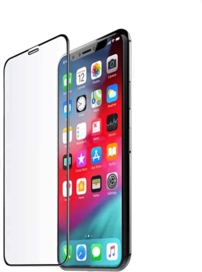 Fonu Fullcover 6D Ultra Bright Screen Protector Geschikt voor iPhone 12 Pro en 12