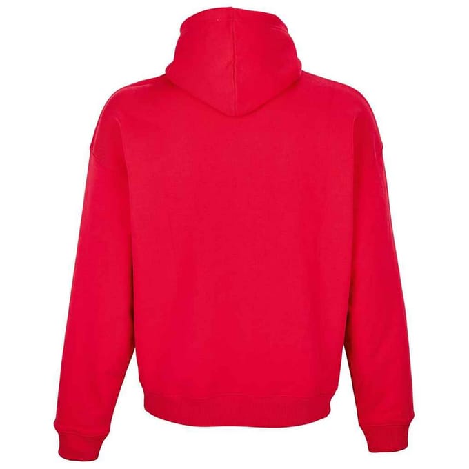 SOLS Uniseks Adult Connor Oversized Hoodie (Helder rood)