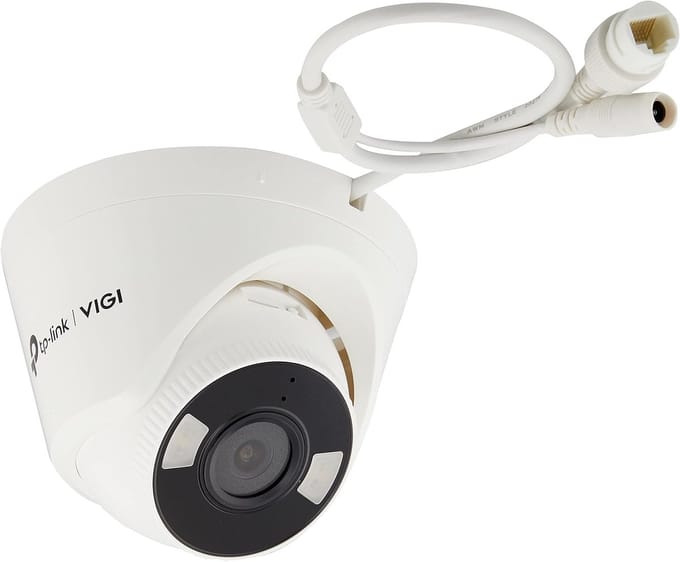 Beveiligingscamera Buiten - WIFI Camera - Objecten Bewaken - Hoge Resolutie Beeld - 25cm Lengte - Wit