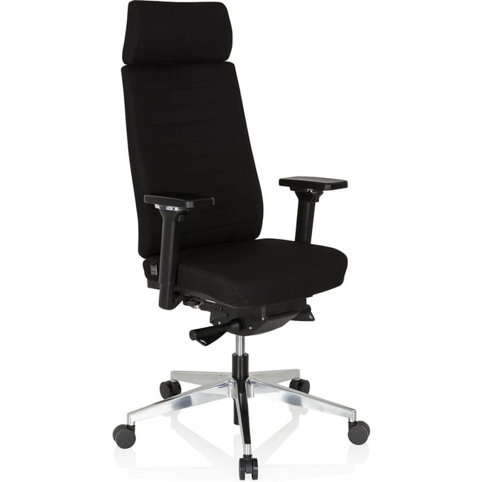 Bureaustoel MOVE-TEC PRO 3D stof zwart / zwart hjh OFFICE