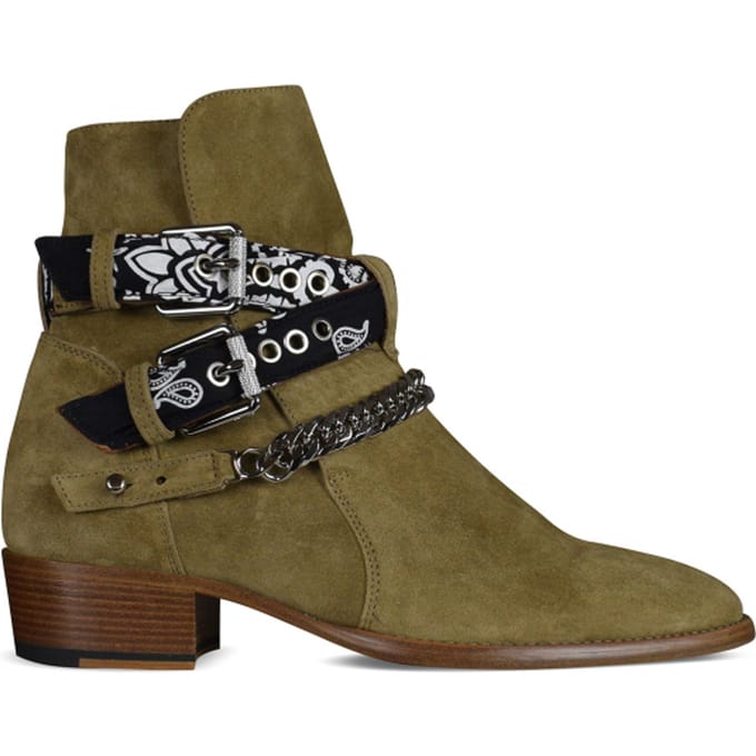 AMIRI Bottinen Bandana Gesp Bruin