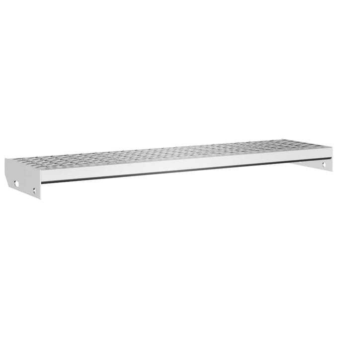 vidaXL - Traptrede - rooster - 90x24x7 - cm - gegalvaniseerd - staal