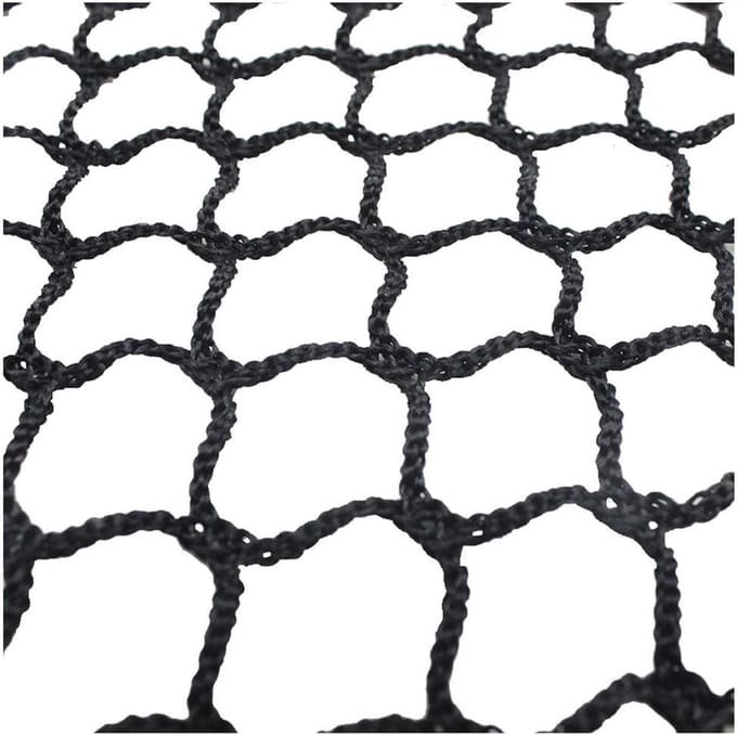 Veiligheidsnet Kinderen - Trapleuningnet Balkonnet - Valbeveiliging Binnen - Duurzaam Polyester Nylon - 1x3 meter - Zwart