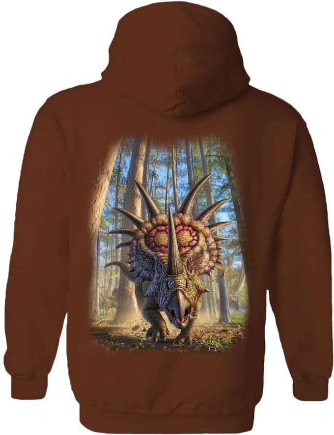 Dino Styracosaur The Coloured House Hoodie M