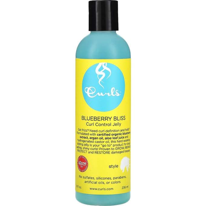 Blueberry Bliss Krulcontrole Gel, 236ml(8 fl oz) blue