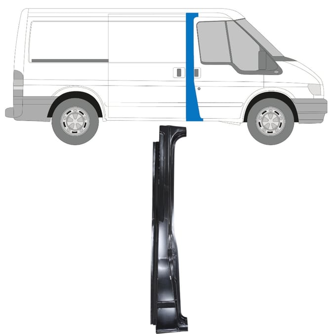 Reparatiepaneel stijl voor Ford Transit 2000-2013 / Rechts