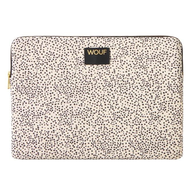 Wouf Daily Laptophoes 15-16 inch - Laptopsleeve - Beige