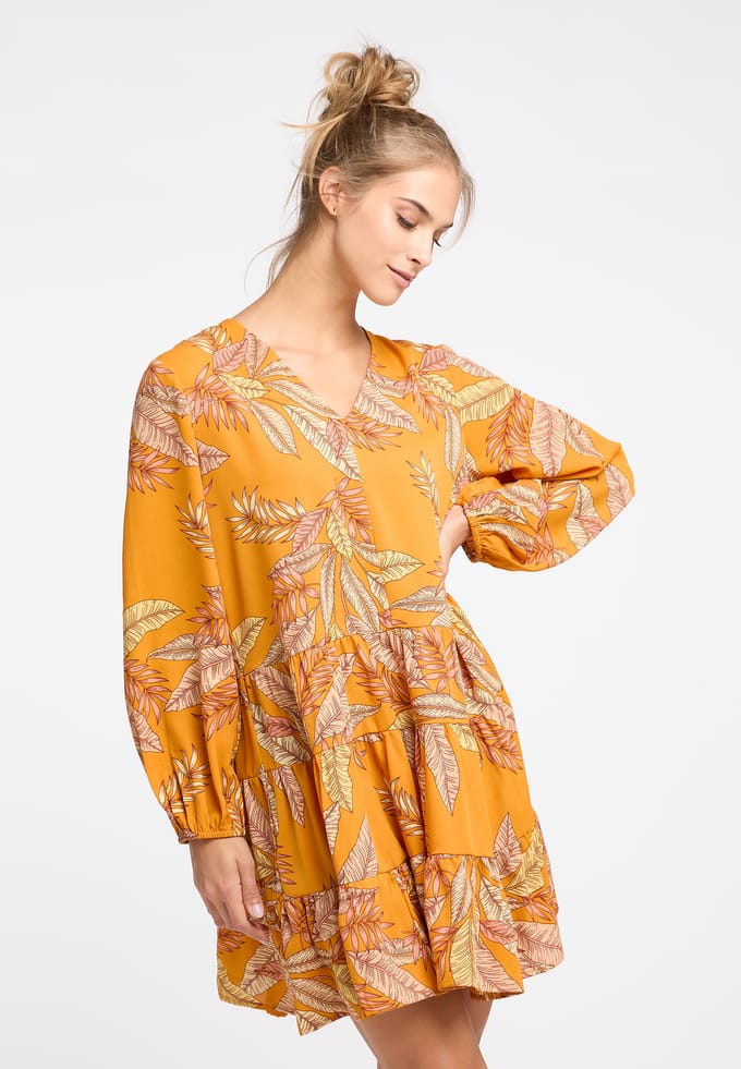 IZIA jurk met lange mouwen hoona