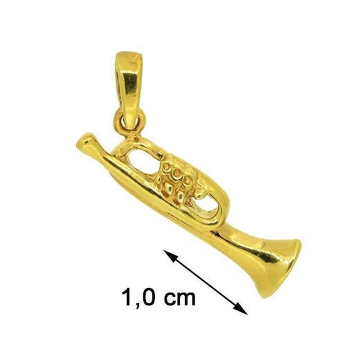 Blinx Jewels Vergulden Hanger Trompet