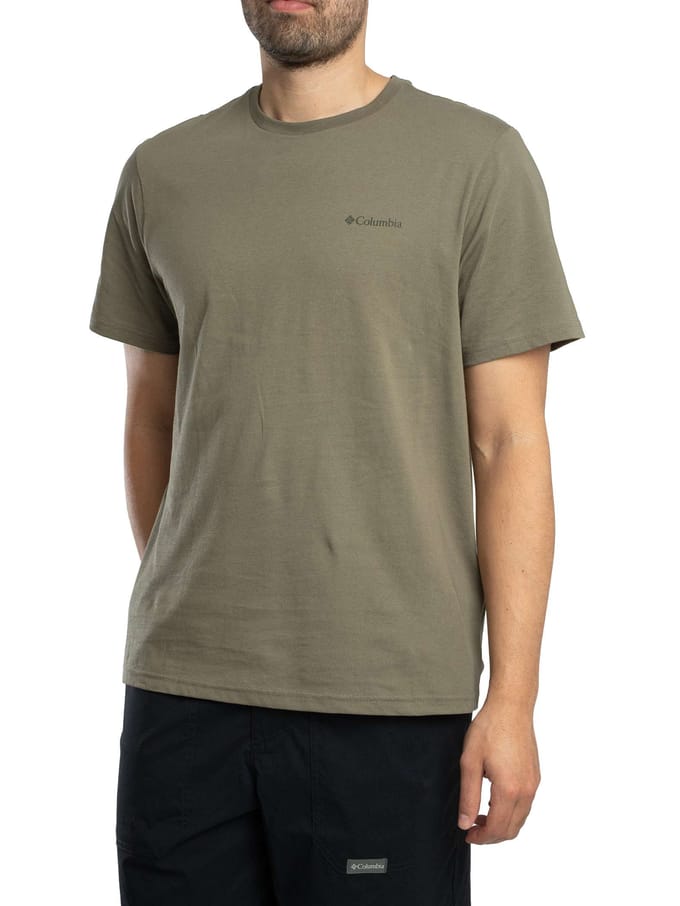 Columbia Grafisch T-Shirt Met Logo Op De Achterkant, Groen