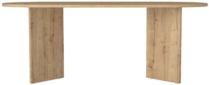 Vente-unique Eettafel 8 personen - Licht naturel - TOPANIA