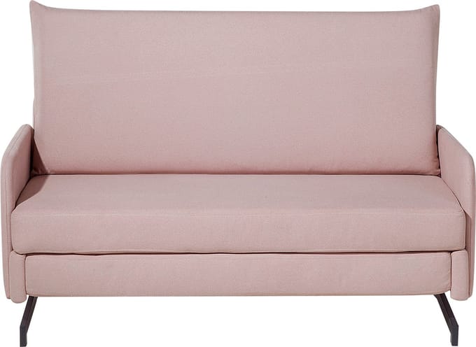 BELFAST - Slaapbank - Roze - Polyester