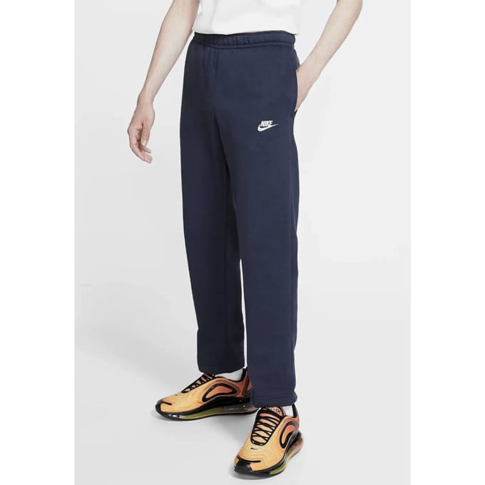 Nike Sportswear Club Fleece Openhem Joggers in Navy
