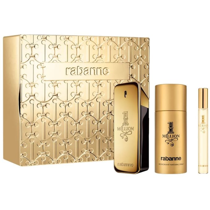 Paco Rabanne 1 Million Eau de Toilette 100ml Gift Set + Deo 150 ml + EDT 10 ml