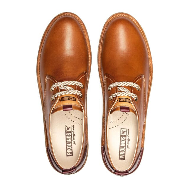 Pikolinos Baza - dames veterschoen - Bruin - maat 36 (EU) 3.5 (UK)