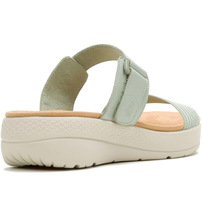 Hush Puppies Breathe Gore Leer Dames Sage Standaard Sandalen