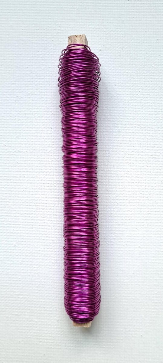 Wikkeldraad - 1 Stuks – Cerise - 0.50 mm x 50 m - 100 g - WIK-004