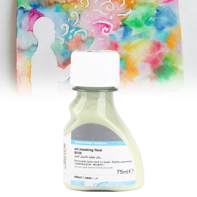 75 ml Art Masking Fluid Artist Aquarelverf Mediums Pigment Bedekkende Vloeistof white