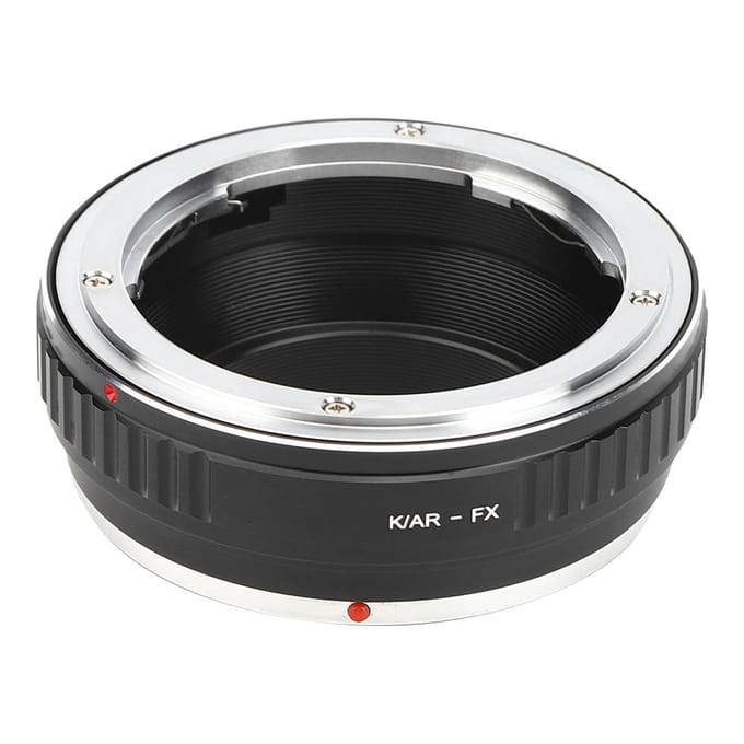 Fikaz k AR Lens Mount Adapter Ring voor Konica Lens naar voor Fujifilm FX Mount Camera black