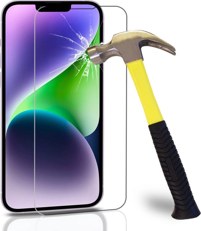oTronica – screenprotector Geschikt voor iPhone 14 Plus beschermglas tempered glass