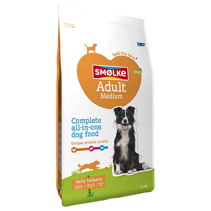 12kg Adult Medium Smolke Hondenvoer