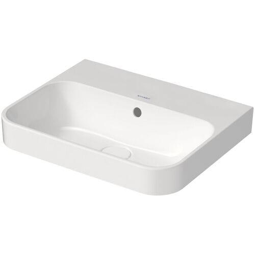Duravit Happy D.2 Plus countertop sink 50 cm white, with overflow, without tap hole 2360500060