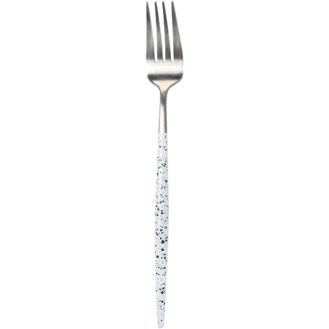 Bama – Vork – Dinervork Kyoto Silver White Marble – 12 Stuks