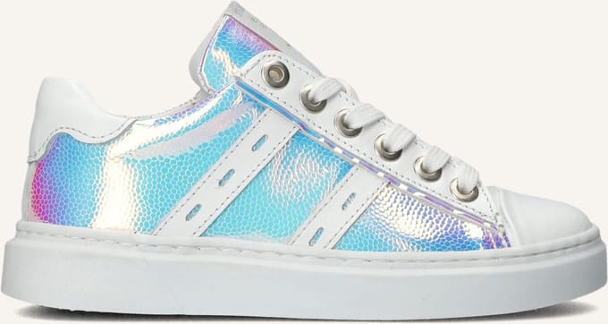 Jochie & Freaks Evelyn Sneakers Meisjes - Leren Sneaker - Multi - Maat 28