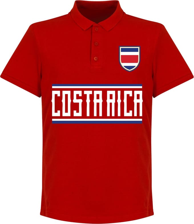 Costa Rica Team Polo Shirt - Rood - S