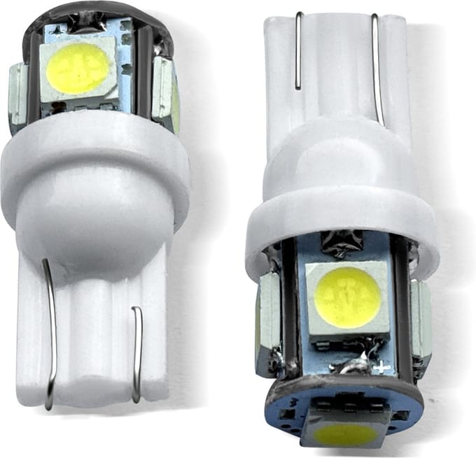 XEOD Lampen set – W5W T10 LED – Wit (6000K) – 2 stuks