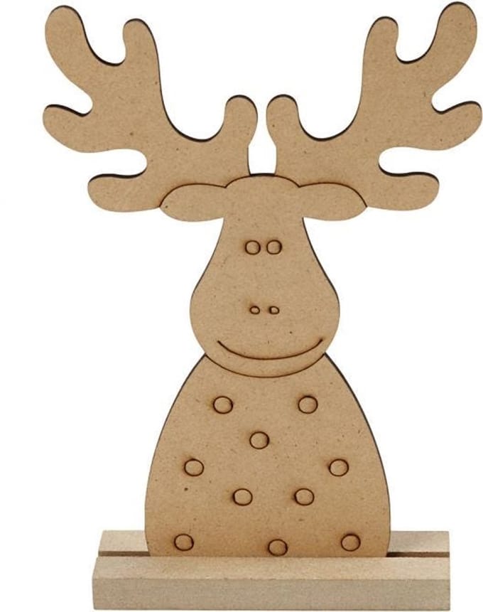 Creativ Company - Wooden Christmas figure reindeer