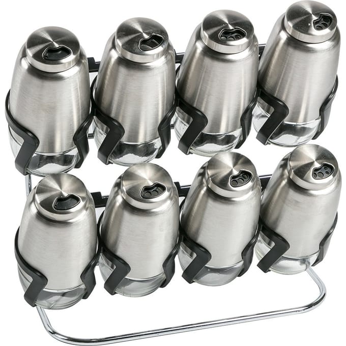 Baytex Kruidenrek Spice Bottle - 8 Kruidenpotjes