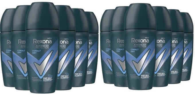Rexona Deo Roller Cobalt Dry - 12 x 50 ml