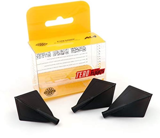 Zwarte Dart Flights Ruitvorm - Set van 3